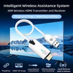 Wireless HDMI--compatible Transmitter and Receiver 1080P 50M Extender Display USB Adapter Dongle For TV Box Monitor Projector PC