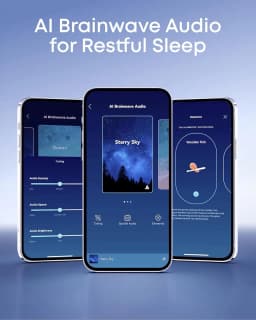 Soundcore by Anker Sleep A30 Sleep Headphones 2nd Generation - Side-Sleep Friendly,Active Noise Cancellation.Stand Store
