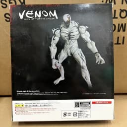 New Shf Anti Venom Action Figure White Symbiote Articulated Joints Collectible Model Toy For Collection Decoration Gift