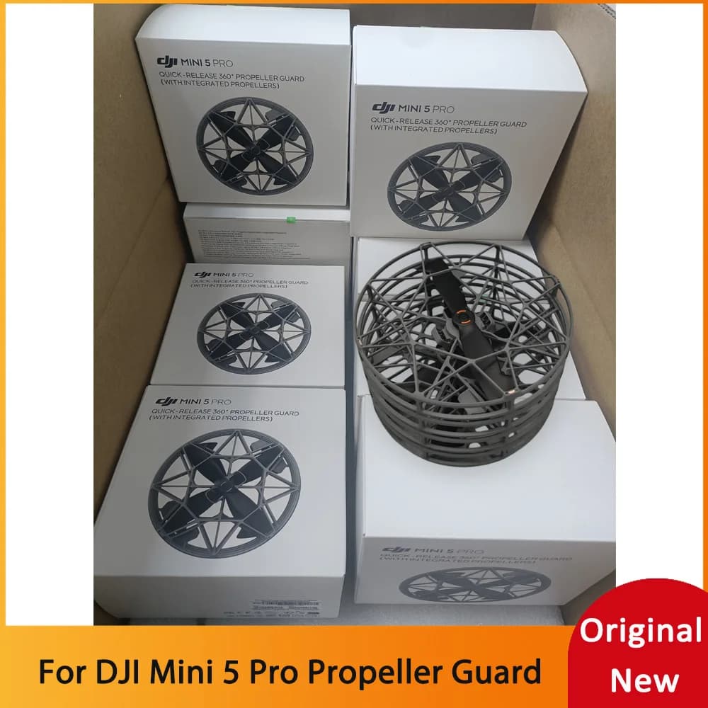 Original New DJI Mini 5 Pro Propeller Guard 360° Full Surround Quick Release Protector Cage Mini 5PRO Drone Accessories