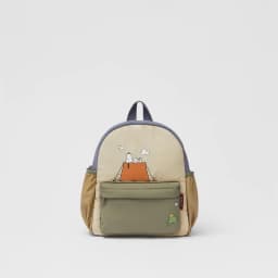 2026 New Arrival Snoopy Cartoon Children Backpack, Waterproof Color Matching School Rucksack with Side Pockets for Toddlers