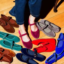 Solid Color Velvet Mary Janes Shoes for Women Spring Autumn Casual Streetwear Ballet Flats Buckle Strap Ladies Shoes Footwear