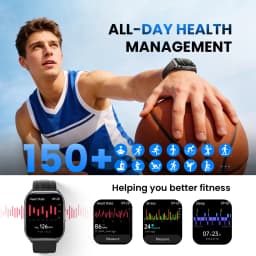 HAYLOU Watch 3 Voice Calling Smartwatch 1.85'' AMOLED Screen 24h Health Monitoring 150+ Sports Modes Smart Watch 1ATM Waterproof