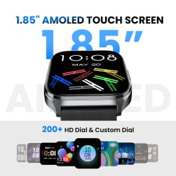 HAYLOU Watch 3 Voice Calling Smartwatch 1.85'' AMOLED Screen 24h Health Monitoring 150+ Sports Modes Smart Watch 1ATM Waterproof