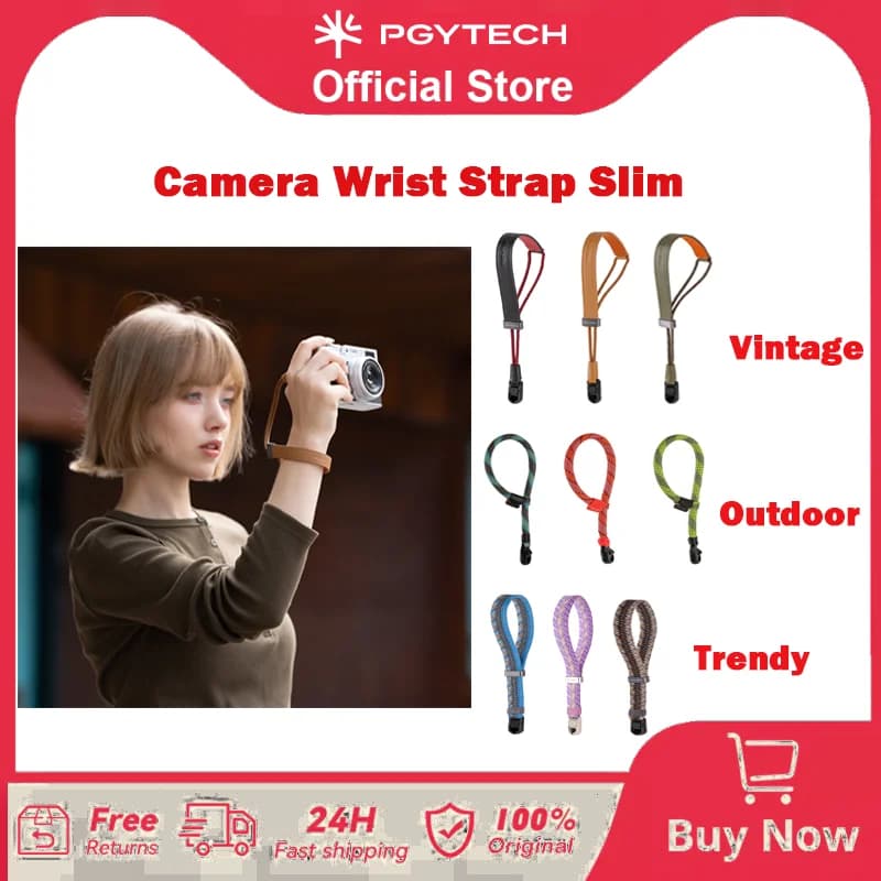 PGYTECH Camera Wrist Strap Slim Quick Release Strap Camera Hand Strap For Nikon Canon Sony Olympus DSLR Camera Rope