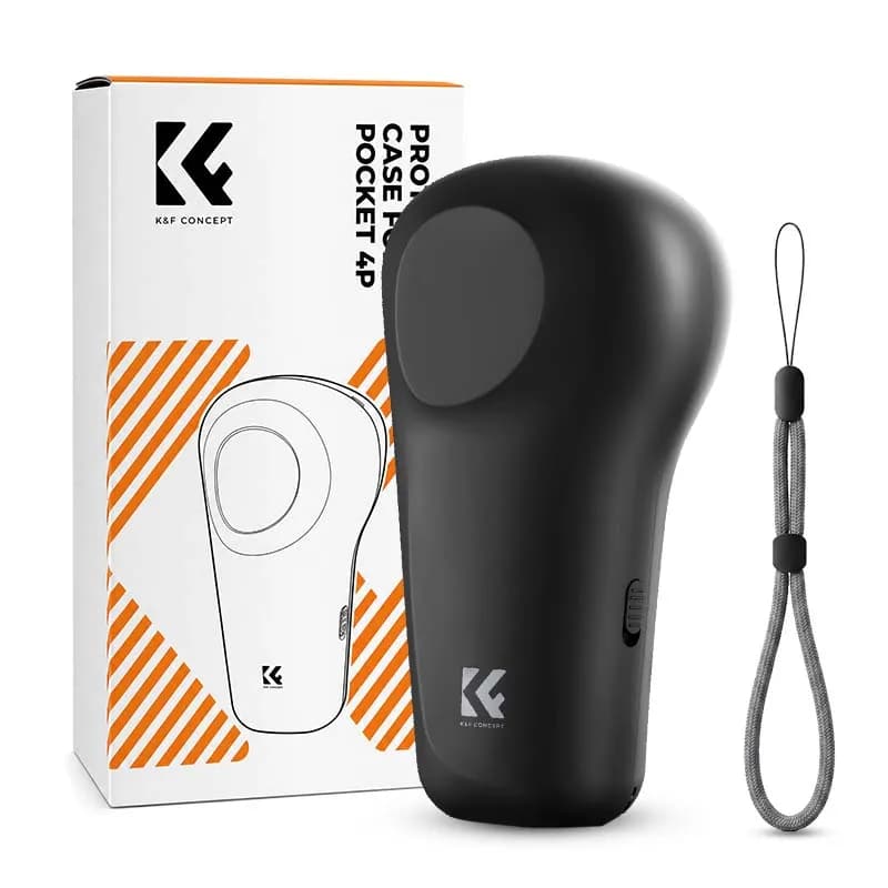 K&F CONCPET Protective Case with Lens Filter Storage Scratch-Resistant Action Camera Accessory for DJI Osmo Pocket 4 Pro