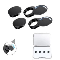 4/6Pcs LED Light Privacy Cover for Ray-Ban Meta Smart Glasses Rotating Camera Lens Shutter for Wayfarer/Skyler/Headliner Gen1&2