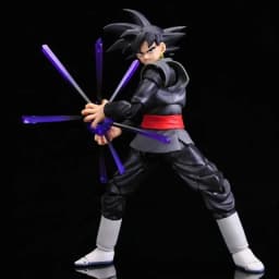 KO SHF Dragon Ball Goku Black Zamasu Goku Super Saiyan Rose Goku Articulated Action Figure Full Accessories Anime Model Toy Gift