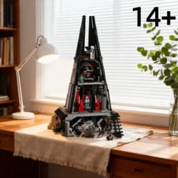 NEW 1090pcs New Star Battle Darth House Vader Castle Building Block Model Bricks Space Wars TIE Fighter Toy Christmas Gifts