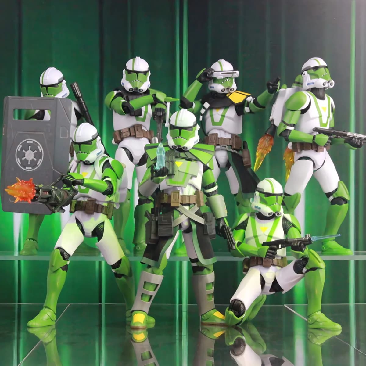 New Body(JOV3.0) Star Wars Commander Doom's Unit Clone Command ARC Trooper 104th Wolfpack Kamino 6" Action Figure