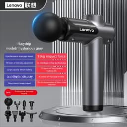 Lenovo brand massage device N3 deep massage, relieve muscle soreness, exercise and relax, LED touch screen design, portable, mul