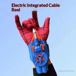 Electric Auto Retractable Spider Web Shooter Wrist Mounted Web Launcher Novelty Cosplay Prop For Adult Hero Role Play Anime Toys