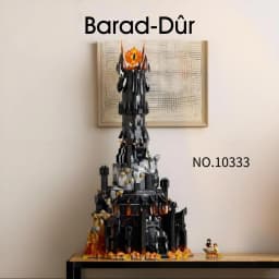 2026 New Arrival 5471pcs Creative Lord Rings Barado Fortress Barad Dur Dark Tower Building Block For Birthday Christmas Gift