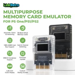 LinkRetro USB-C Memory Card Emulator SD2PSX SD2PSXTD Firmware Support FMCB FreeMcBoot MMCE For Sony PS One PS1 PS2 Consoles