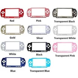 Replacement Front Faceplate Shell Cover Case For PSP 1000 Console Repair Part Top Housing Multiple Color Options