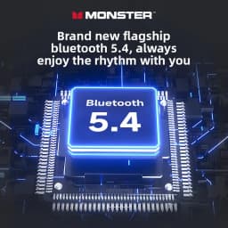 New Monster MQT52 TWS Wireless Bluetooth 5.4 Headset HIFI Stereo Music Gaming Earphones Talking Noise Canceling Earbuds