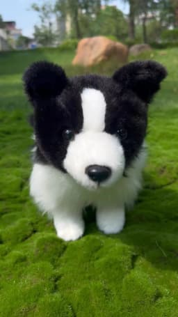 Border Collie Plush Toy Dog 11.8 Inch Kids Plush Toy Perfect Gift for Boys and Girls
