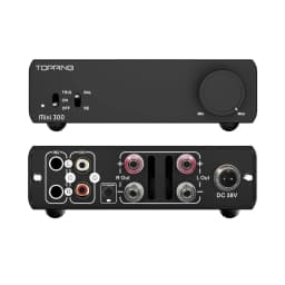 TOPPING Mini 300 HiFi Amplifier 140Wx2 Power Desktop Audio Balanced Class D AMP TRS RCA Home Theater Studio Monitor Speake