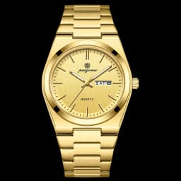 PAAZOMU Fashion Men's Quartz Watch Stainless Steel Waterproof Luminous Man Watch Chronograph Date Multifunction Watches For Men