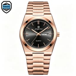 PAAZOMU Fashion Men's Quartz Watch Stainless Steel Waterproof Luminous Man Watch Chronograph Date Multifunction Watches For Men