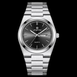 PAAZOMU Fashion Men's Quartz Watch Stainless Steel Waterproof Luminous Man Watch Chronograph Date Multifunction Watches For Men