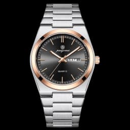 PAAZOMU Fashion Men's Quartz Watch Stainless Steel Waterproof Luminous Man Watch Chronograph Date Multifunction Watches For Men