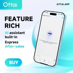 Ottai M8 CGM 4 Full Sets for 56 Days Continuous Glucose Monitor No Finger Pricking Blood Glucose Monitoring System