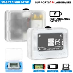 For Amiibo NFC Pixl Emulator Simulator Chargeable Bluetooth Intelligent Simulator for Switch2/Switch WiiU 3DS Game Accessories