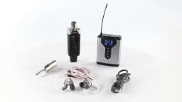 Stereo UHF in-ear monitoring wireless system DT1/2/4 transmitter and receiver of live music stage performance studio