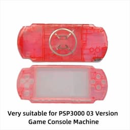 Transparent Full Cover Protective Case Kit Full Set With Screws Full Housing Shell With Buttons Kit for PSP3000 03 Version