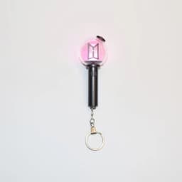 In Stock Mini Kpop Army Ver 4 Lightstick Light Up Glowing Pendant Keychain Keyring For Fans Concert Portable Decoration Gifts