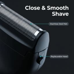 VGR Shaver Electric Razor Portable Dual Sided Trimmer Shaving Machine LED Display Beard Trimmer Travel Lock Shaver for Men V-361