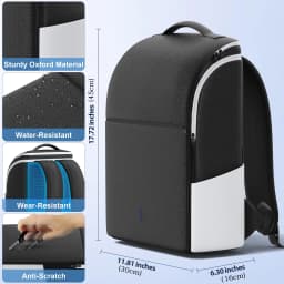 Backpack for PS5/ Slim/ Pro Console,Full Protection PS5 Carrying Travel Bag,Large Capacity PS5 Storage Bag for Dual Controllers