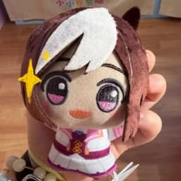 12cm Uma Musume Plush Toys UMPD Pretty Derby Special Week Stuffed Plushies Bag Pendant Anime Game Character Keychain Fan Gift