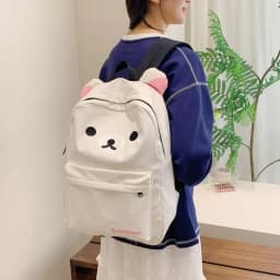 Hot Cute Bear Rilakkumas Backpack Large Capacity Anime Cartoon Backpack Stylish Student School Bag Nylon Shoulder Bags Schoolbag