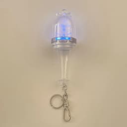 Mini Kpop ILLITS Lightstick Keychains YUNAH MINJU MOKA WONHEE IROHA Light Stick Bag Pendant Keyrings for Fans Gift