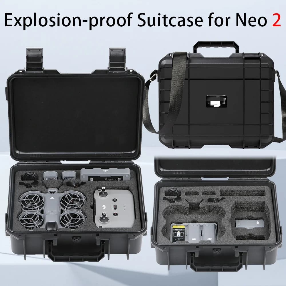 For DJI NEO 2 Case Bag Explosion Proof Case Portable Waterproof Box Hard Shell Large Capacity Case For Neo 2 Accessories