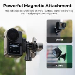 SmallRig Mini Quick Release Tripod for DJI Osmo Pocket 3 / 4 Magnetic Mount, Portable for Pocket 4/3 Action 6/5Pro, for Insta360