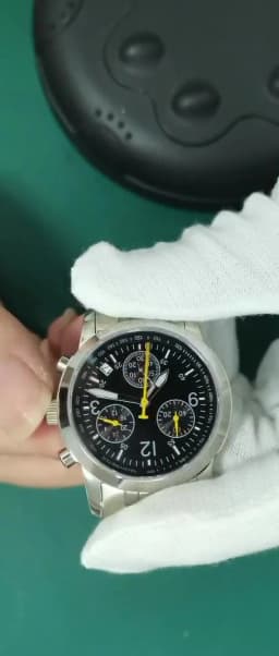 Stainless Steel Sapphire Crystal Men's Watch Beat Quartz Chronograph 50M Waterproof Luxury Sport Business Watches Men 316L Clock