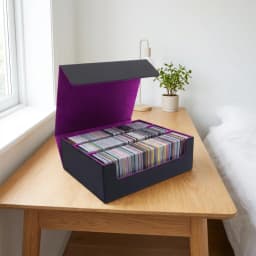 Card Storage Box,1800+ Sleeved Trading Cards Organize,Magnetic Closure PU Leather Deck Box,TCG MTG Pokemon YuGiOh Sports Cards