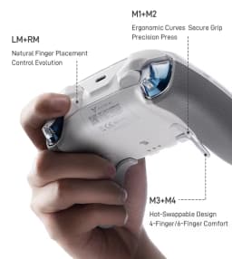 Flydigi Apex 5 Game Controller Wireless Tri-Mode Force Feedback Gamepads Elite Handle Hall Effect Pc Gamer Accessories E-sports