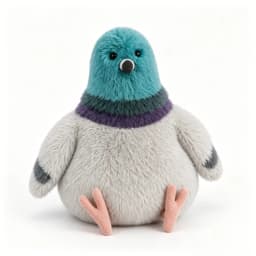 20cm Cute Chubby Pigeon Plushie Soft Skin-friendly Simulation Companion Doll Decoration Item Plush Toys Occasions Gift Children