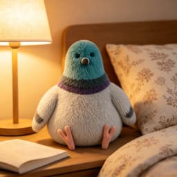 20cm Cute Chubby Pigeon Plushie Soft Skin-friendly Simulation Companion Doll Decoration Item Plush Toys Occasions Gift Children