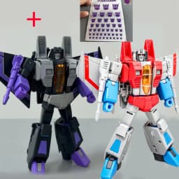 New JCS SS86 Starscream Action Figure KO Transformation Seekers G1 Skywarp Thundercracker Figures 18cm Collection Model Toys