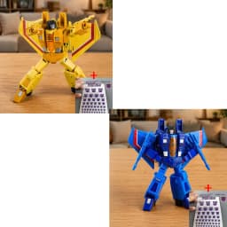 New JCS SS86 Starscream Action Figure KO Transformation Seekers G1 Skywarp Thundercracker Figures 18cm Collection Model Toys