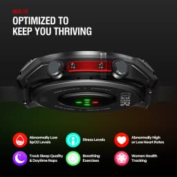 NEW 2025 Zeblaze Stratos 4 GPS Smartwatch 1.43" AMOLED Screen Compass Barometric Altimeter Flashlight Voice Calling Smart Watch