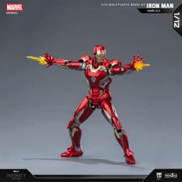 Fondjoy Iron Man MK45 Model Kit Infinity Saga Ironman MARK XLV Assembly Toy ABS Material Joint Movable Children's Birthday Gifts