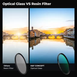K&F CONCEPT K Series 49-82mm Filters UV/CPL/ND2-400/Black-Mist 1/4 Cap Clean Cloths Camera Lens Filter Set for Nikon Canon Leica