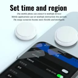 Lenovo GPS Smart Tracker Anti‑Lost Device Wireless Locator Pet Bag Wallet Key Finder Reminder Bluetooth5.3 For iPhone Android