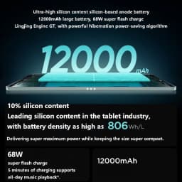 Lenovo Xiaoxin Pad Pro GT 13 Tablet Snapdragon 8 Elite 13" 144Hz 3.5K LCD Display 12000mAh 128GB Android Wifi Tab TB378FC